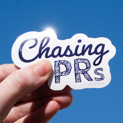 Pr Running Sticker Running Sticker - Chasing PRs