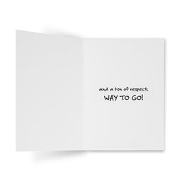 Running Greeting Card - Congrats on Your Marathon