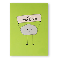 Running Greeting Card - 26.2 You Rock