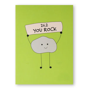 Running Greeting Card - 26.2 You Rock