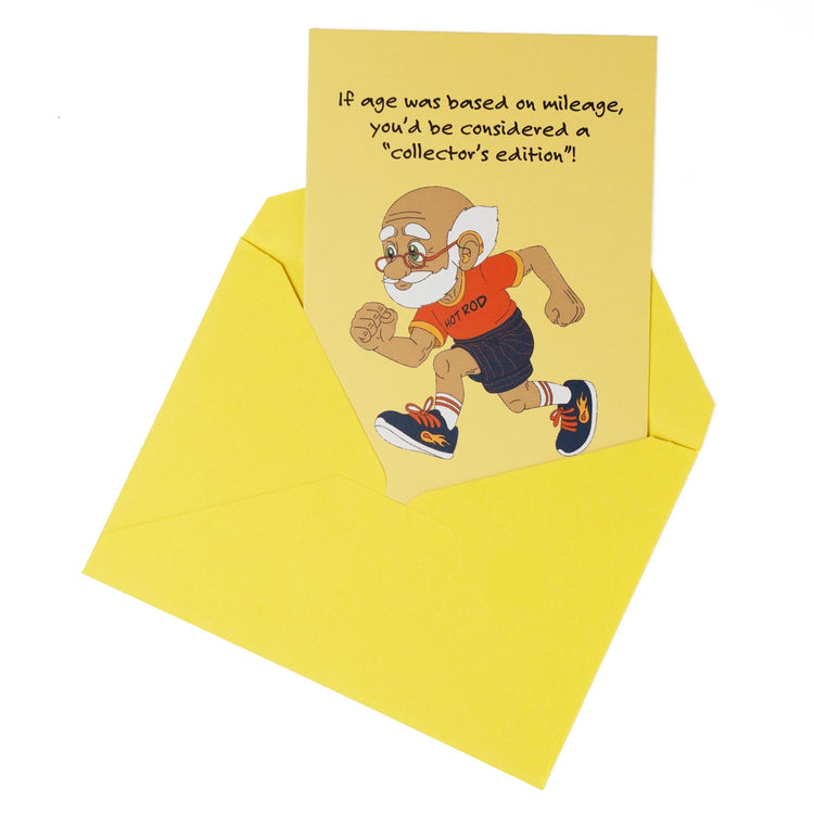 Running Greeting Card - Happy Birthday