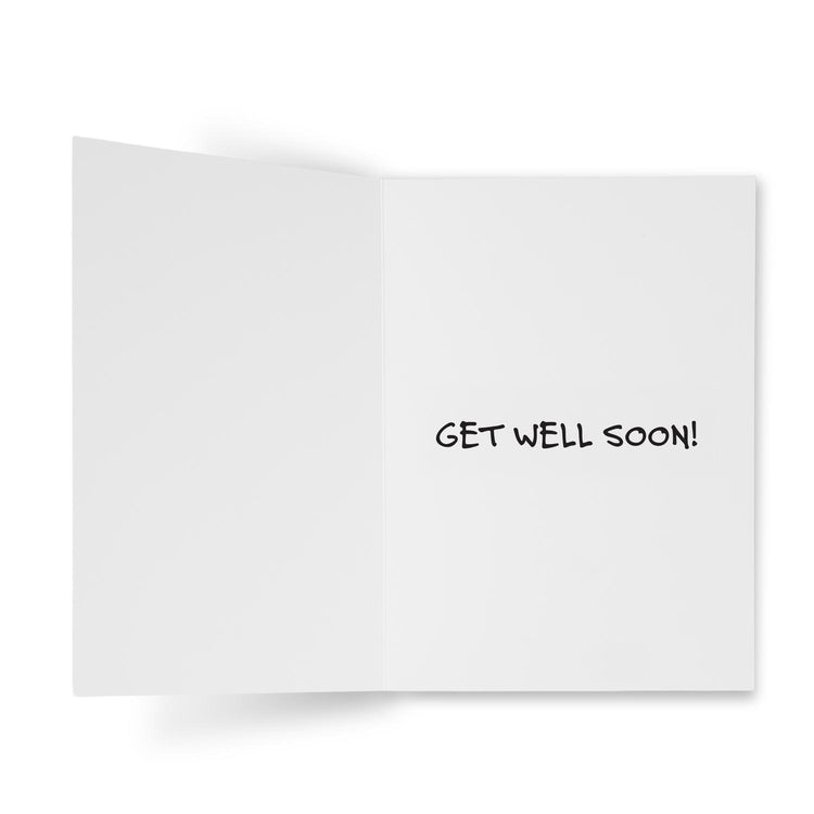 Running Greeting Card - Get Well Soon