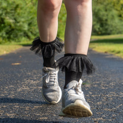 Tutu Mid-Calf Socks - Black