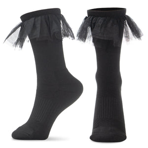 Tutu Mid-Calf Socks - Black
