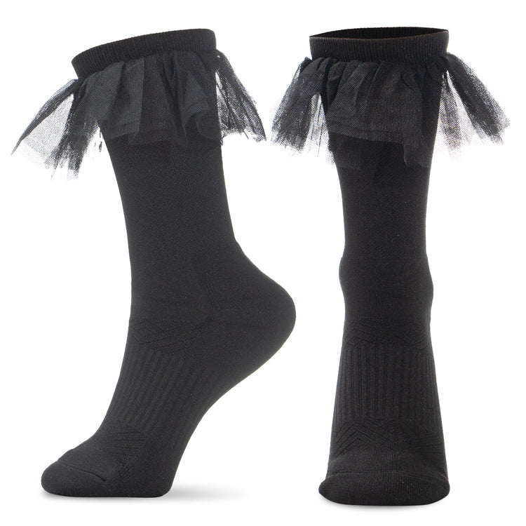 Tutu Mid-Calf Socks - Black
