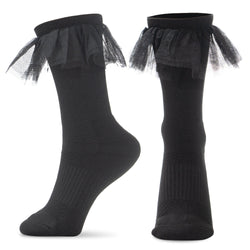 Tutu Mid-Calf Socks - Black