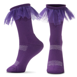 Tutu Mid-Calf Socks - Purple