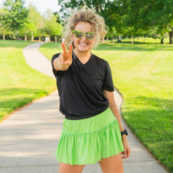 Running Performance Tutu - Neon Green