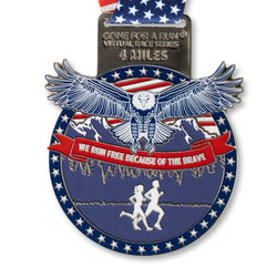 Virtual Race - We Run Free Because of the Brave 4-Miler