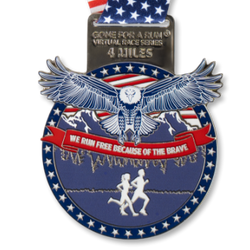 Virtual Race - We Run Free Because of the Brave 4-Miler