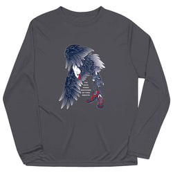 Men's Running Long Sleeve Performance Tee - Because of The Brave