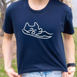 Running Short Sleeve Crop Tee - 26.2 Run Shoe