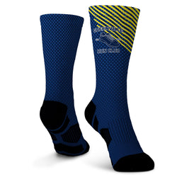 Running Graphic Flex Mid-Calf Socks - Custom