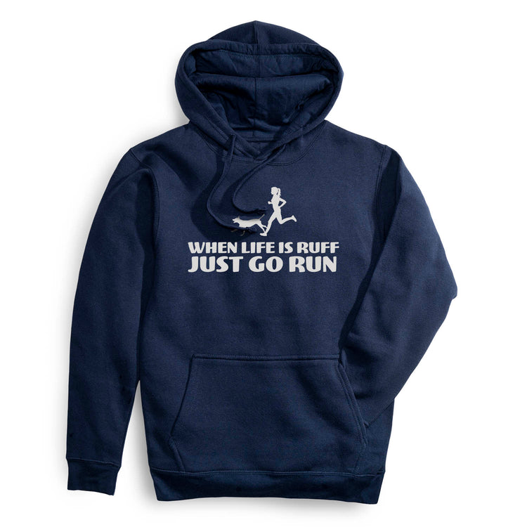 Statement Fleece Hoodie - Life is Ruff