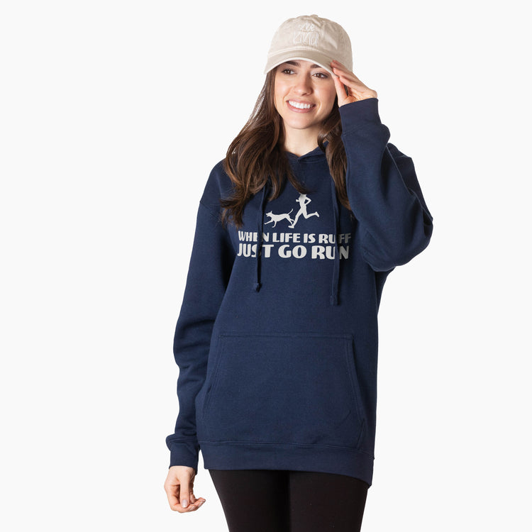 Statement Fleece Hoodie - Life is Ruff