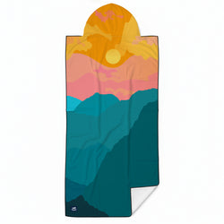 RunTechnology® Athletic Moisture-Wicking Towel Car Seat Cover - Sunset Summit