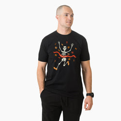 Running Short Sleeve T-Shirt - Tis' the Season Skelly