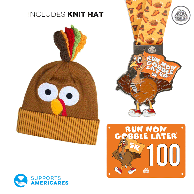 Virtual Race - Run Now Gobble Later® 5K - Hat (2025)