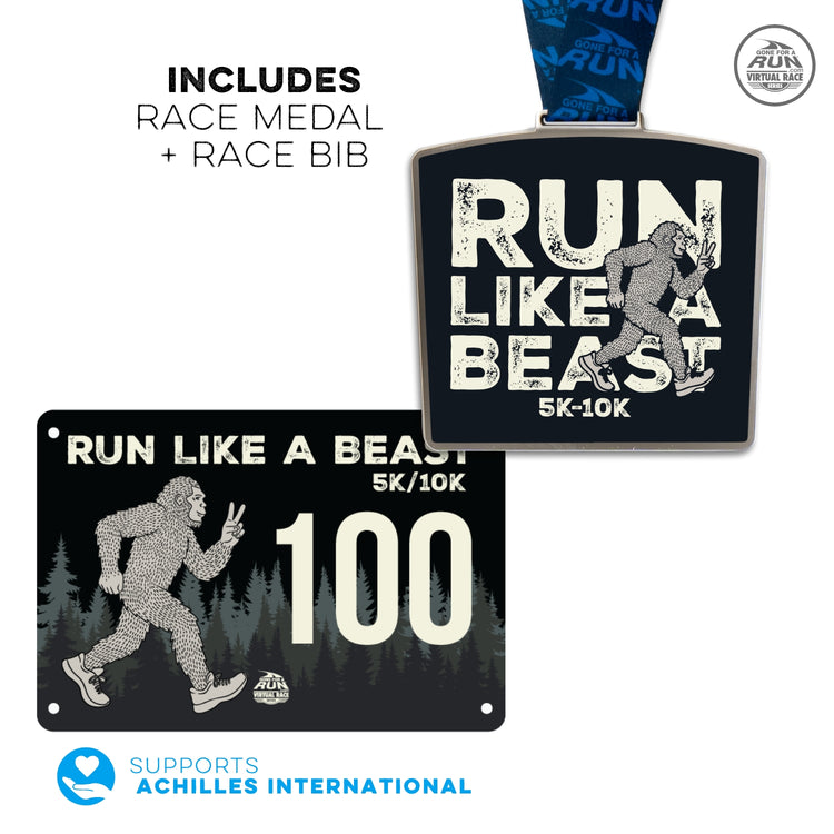 Virtual Race - Run Like a Beast 5K/10K  - 2025