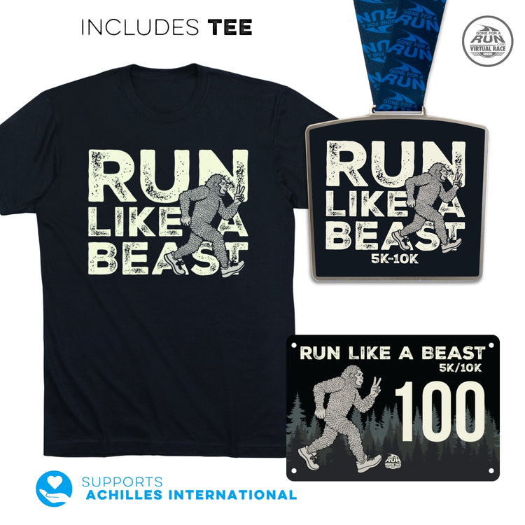 Virtual Race - Run Like a Beast 5K/10K  - 2025