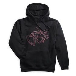 Statement Fleece Hoodie - Runner's Heart