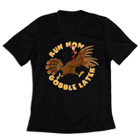 Women's Short Sleeve Tech Tee - Run Now Gobble Later (2025)
