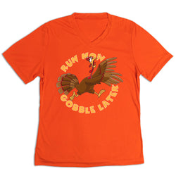Women's Short Sleeve Tech Tee - Run Now Gobble Later (2025)