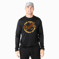 Men's Running Long Sleeve Performance Tee - Run Now Gobble Later (2025)