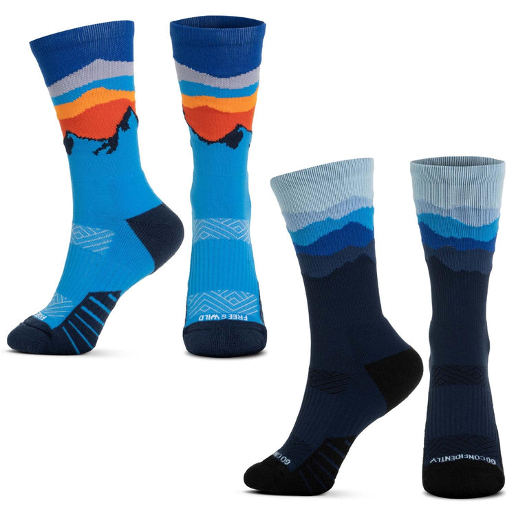 Socrates® Mid-Calf Performance Sock Set - Chasing Peaks