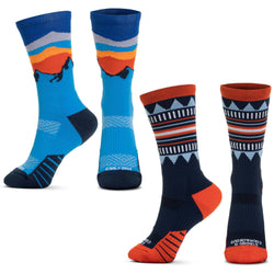 Socrates® Mid-Calf Performance Sock Set - Peak Pursuit