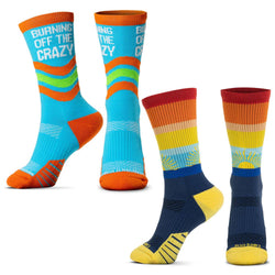Socrates® Mid-Calf Performance Sock Set - Rise & Reset