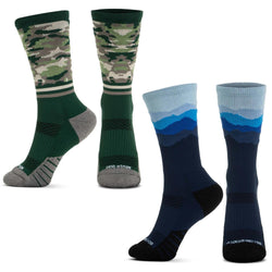 Socrates® Mid-Calf Performance Sock Set - Call of the Mountains