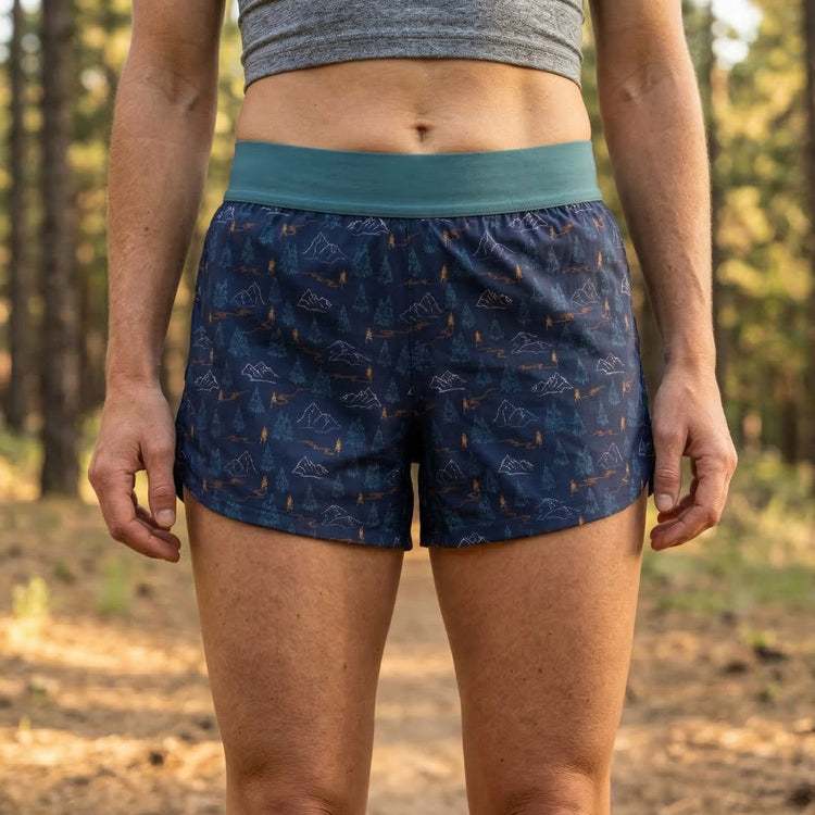 Running Streaker Shorts - Into the Forest 4" Inseam