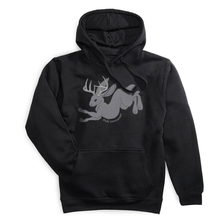 Statement Fleece Hoodie - Run Different