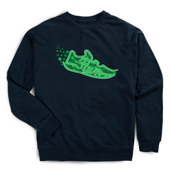mens Essential Logo Raglan Crew Sweatshirt in CLASSIC NAVY | UK