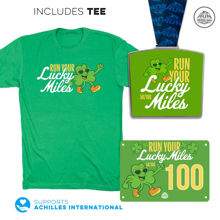 Virtual Race - Run Your Lucky Miles 5K/10K