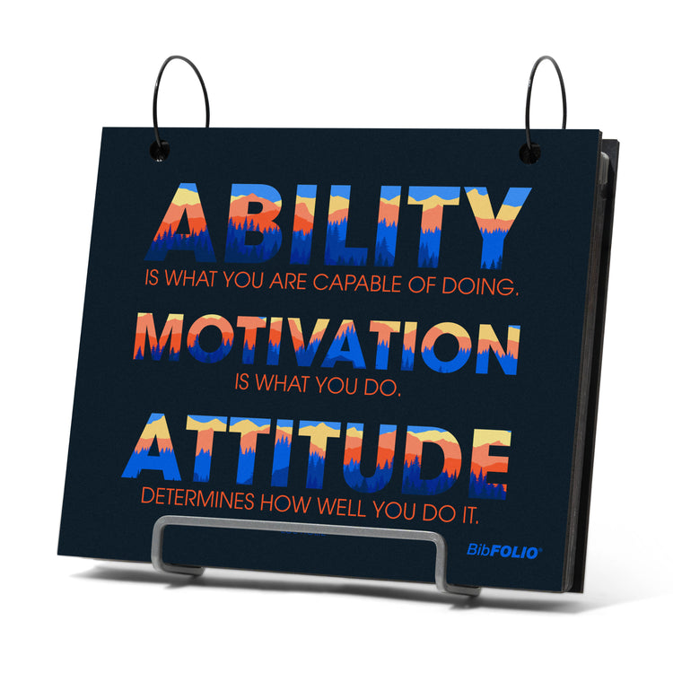 BibFOLIO® Race Bib Album - Run Strong