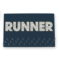 Running Large Hooked on Medals Hanger - I am a Runner