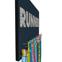 Running Large Hooked on Medals Hanger - I am a Runner