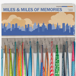 Running Large Hooked on Medals Hanger - Miles & Miles of Memories