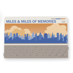 Running Large Hooked on Medals Hanger - Miles & Miles of Memories