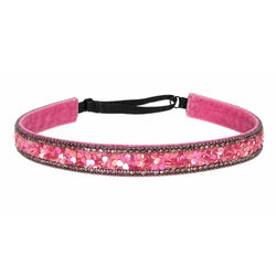 Athletic Juliband Non-Slip Deluxe Headband - Pink Sparkle