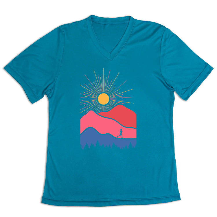 Women's Short Sleeve Tech Tee - Sunshine Summit