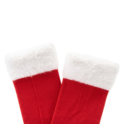 Running Knee High Socks - Mrs Claus