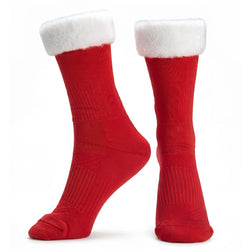 Running Mid-Calf Sock - Mrs Claus