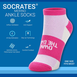 Socrates® Merino Ankle Socks - Own The Day