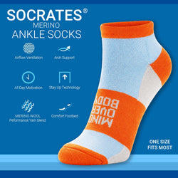 Socrates® Merino Ankle Socks - Mind Over Body