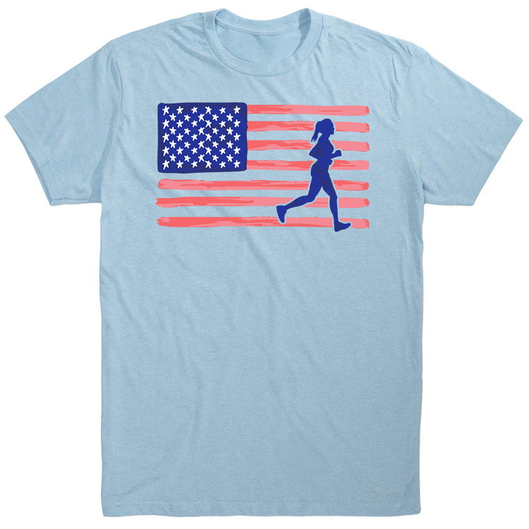 Running Short Sleeve T-Shirt - Let Freedom Run Women's