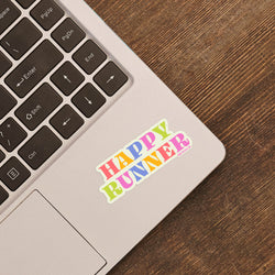 Running Sticker - Happy Runner