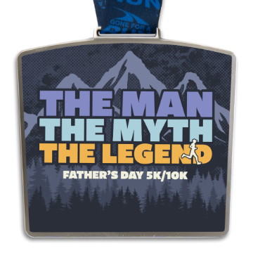 Virtual Race - The Man, The Myth, The Legend - Father's Day 5K/10K